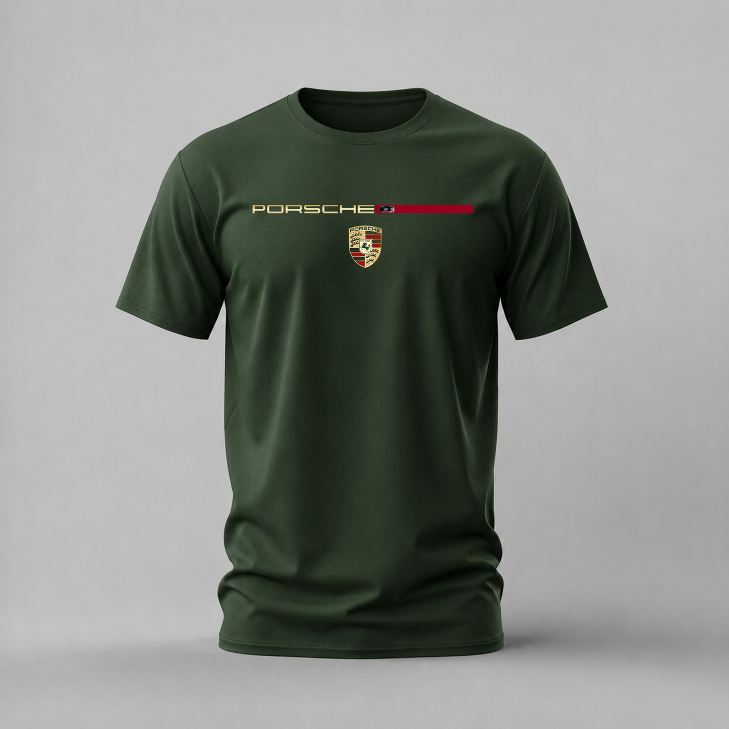 PORSCHE Crest & Logo Graphic T-Shirt