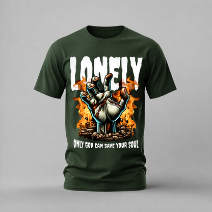 LONELY Zombie Hand Graphic T-Shirt