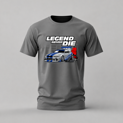 LEGEND NEVER DIE Graphic T-Shirt