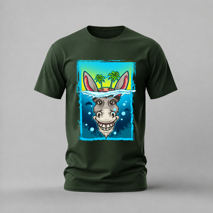 UNDERWATER DONKEY Graphic T-Shirt