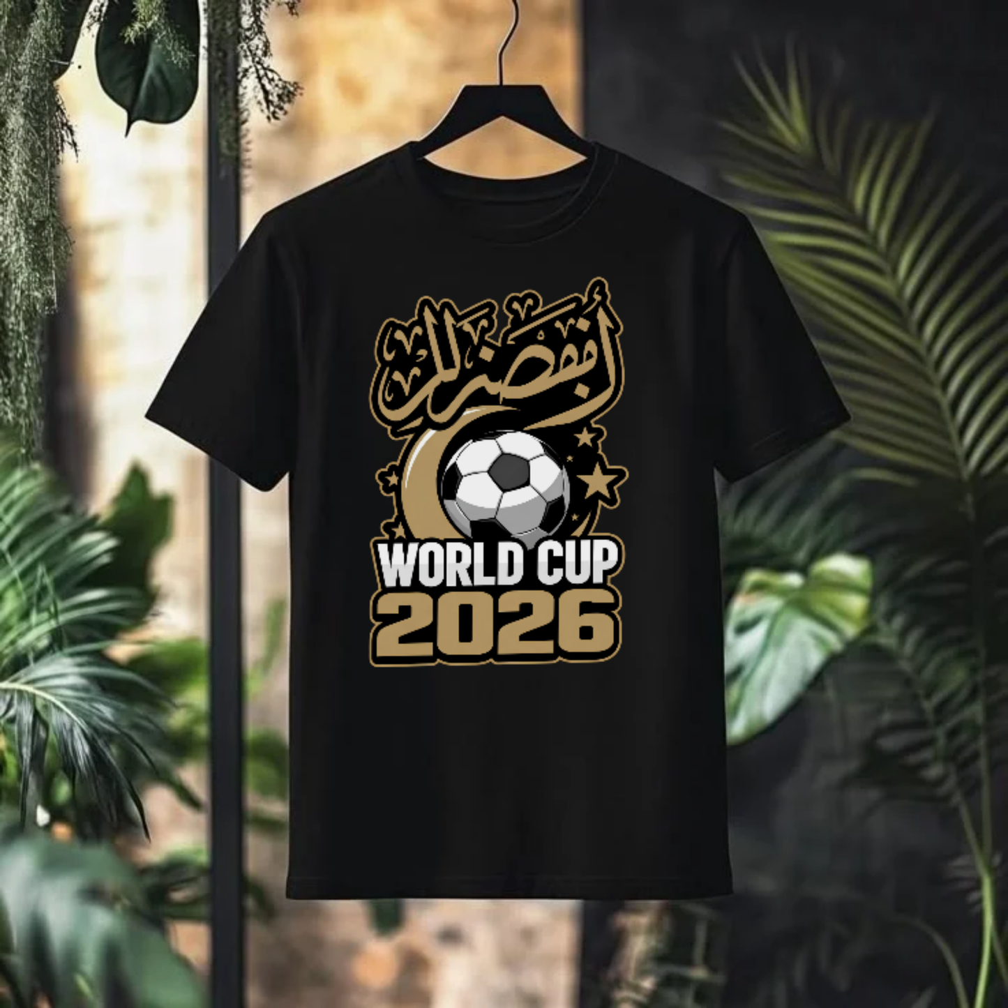WORLD CUP 2026 Arabic Calligraphy Graphic T-Shirt