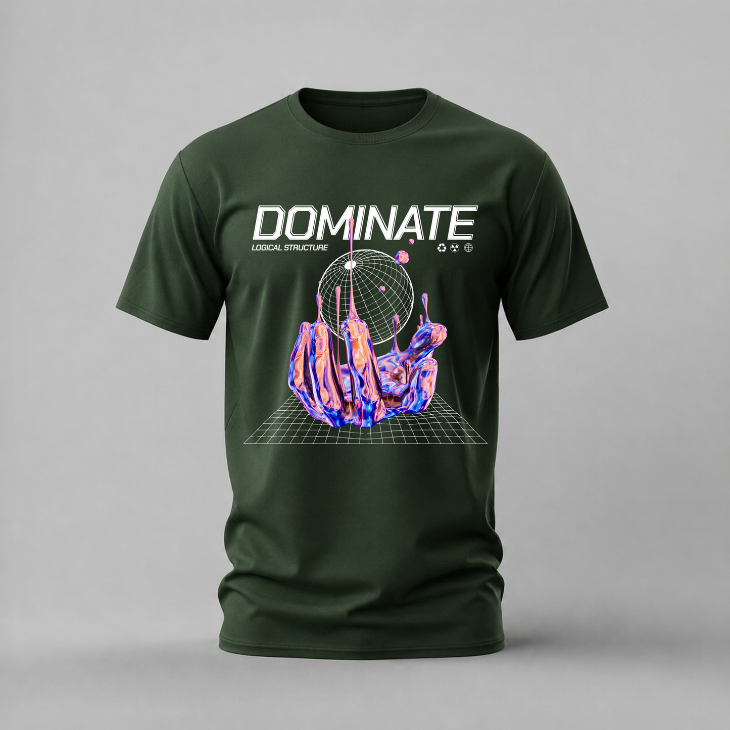 DOMINATE Logical Structure Graphic T-Shirt