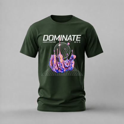 DOMINATE Logical Structure Graphic T-Shirt