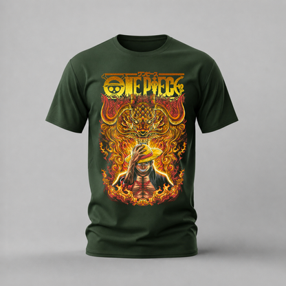 LUFFY FIRE DRAGON Graphic T-Shirt