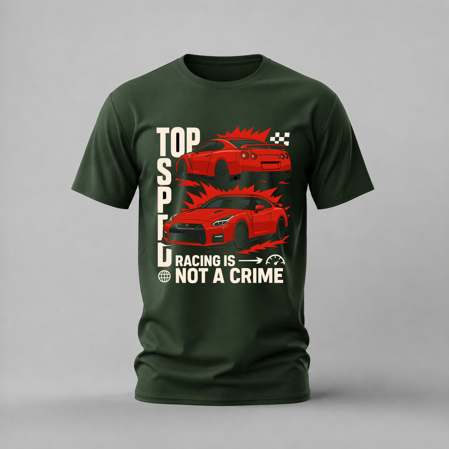 TOP SPEED RACING GT-R Graphic T-Shirt