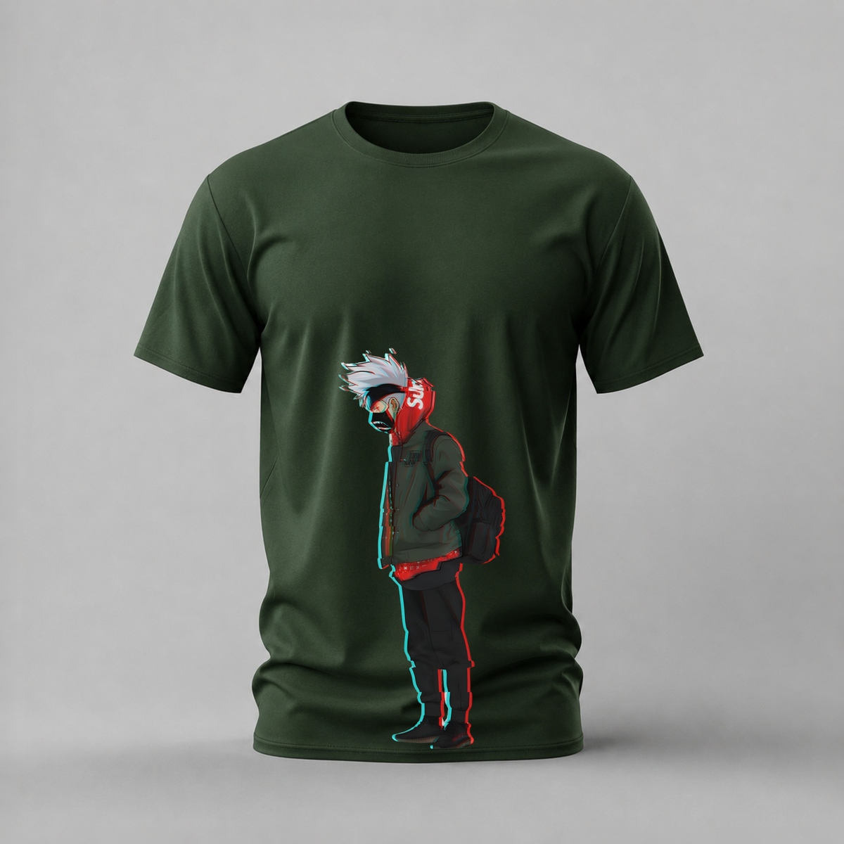 SUPREME KAKASHI Graphic T-Shirt