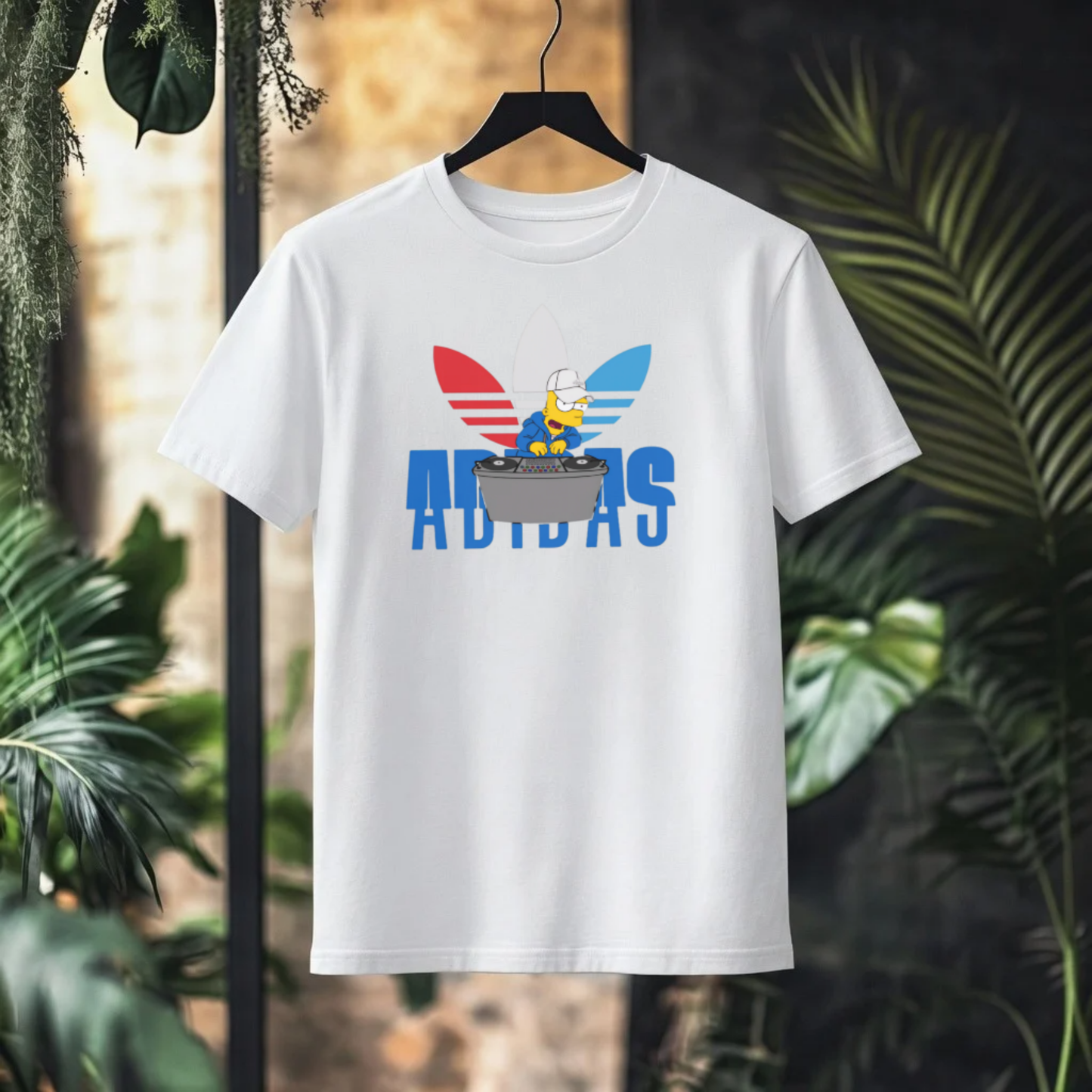 BART SIMPSON Adidas DJ Graphic T-Shirt