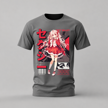 GET SILLY ANIME GIRL Graphic T-Shirt