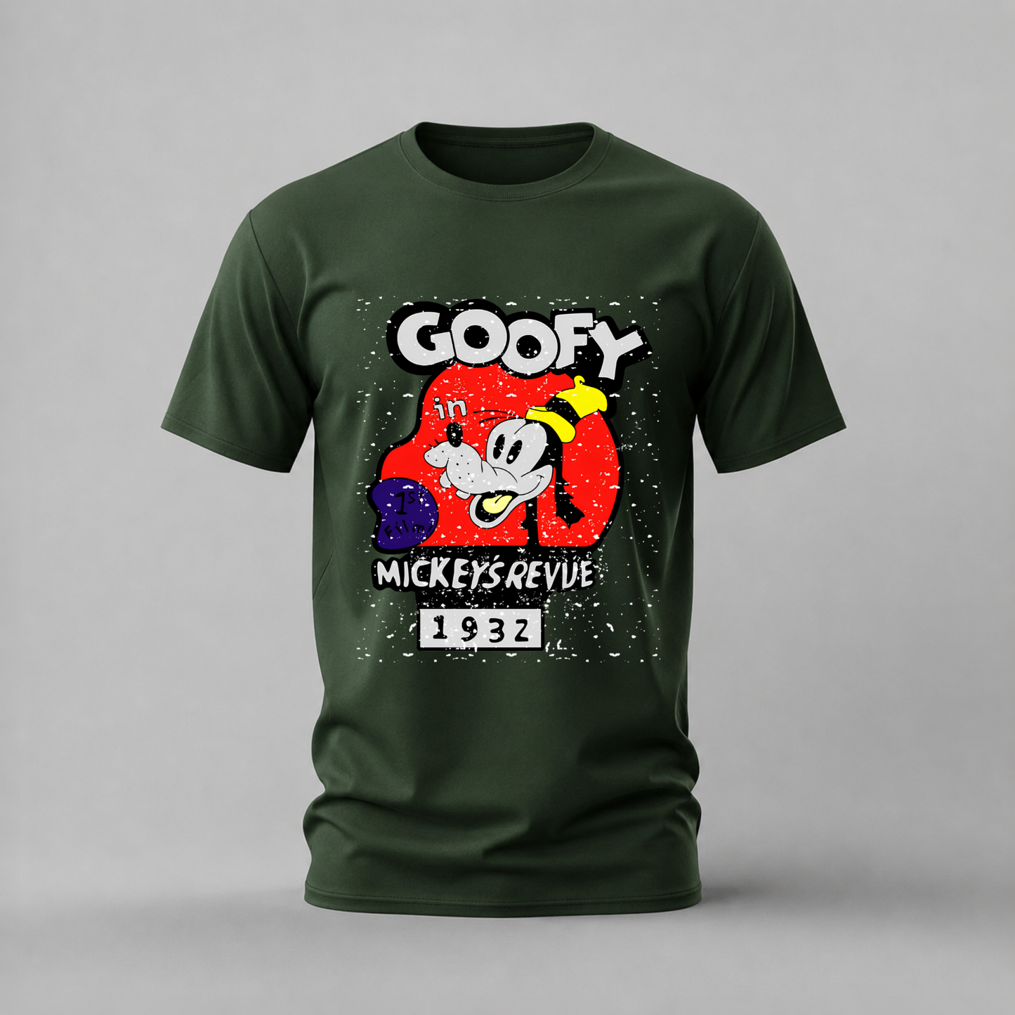 GOOFY Mickey's Revue 1932 Graphic T-Shirt