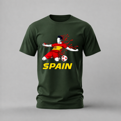 SPAIN National Team Soccer Graphic T-Shirt