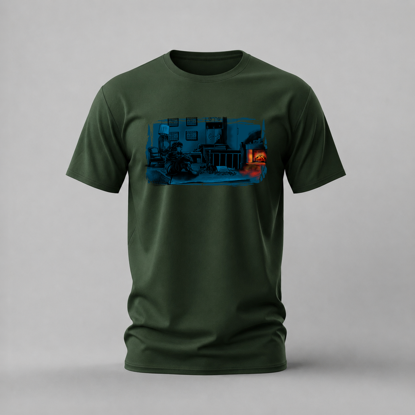 DARK ROOM Illustration Graphic T-Shirt
