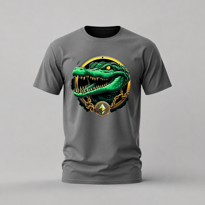 CRYPTO CROCODILE Graphic T-Shirt