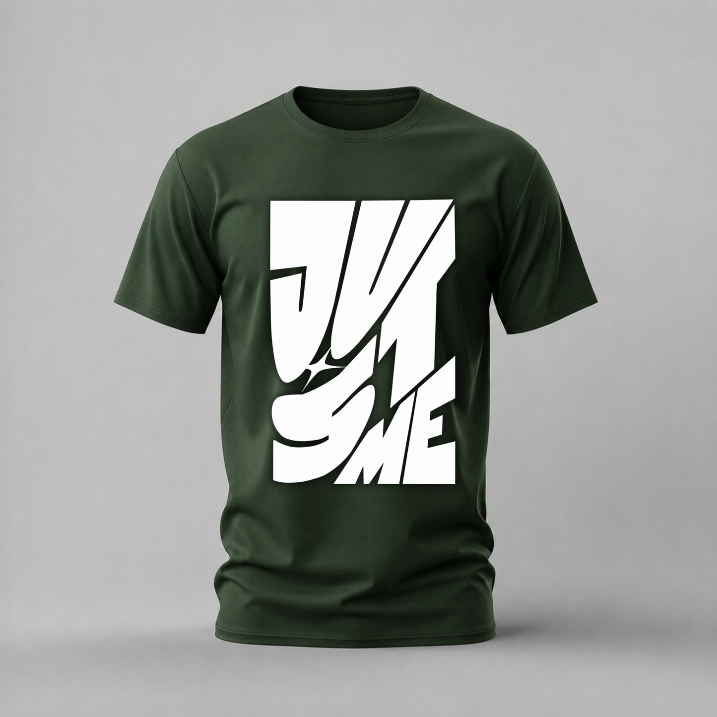 JUST ME Typography Graphic T-Shirt
