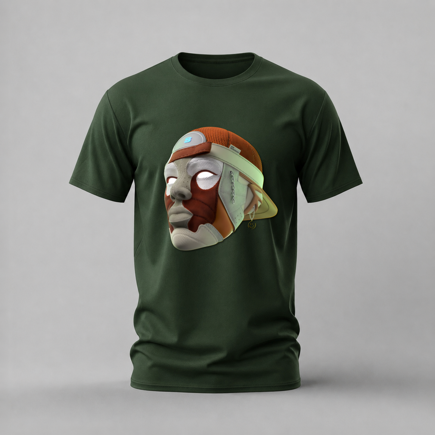 SNEAKER HEAD Mask Graphic T-Shirt