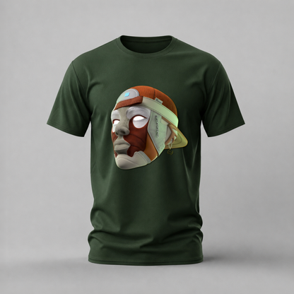 SNEAKER HEAD Mask Graphic T-Shirt