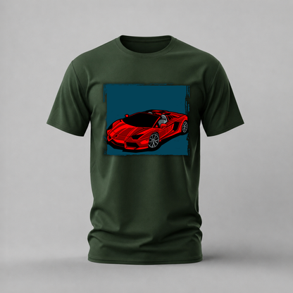 RED LAMBORGHINI Graphic T-Shirt