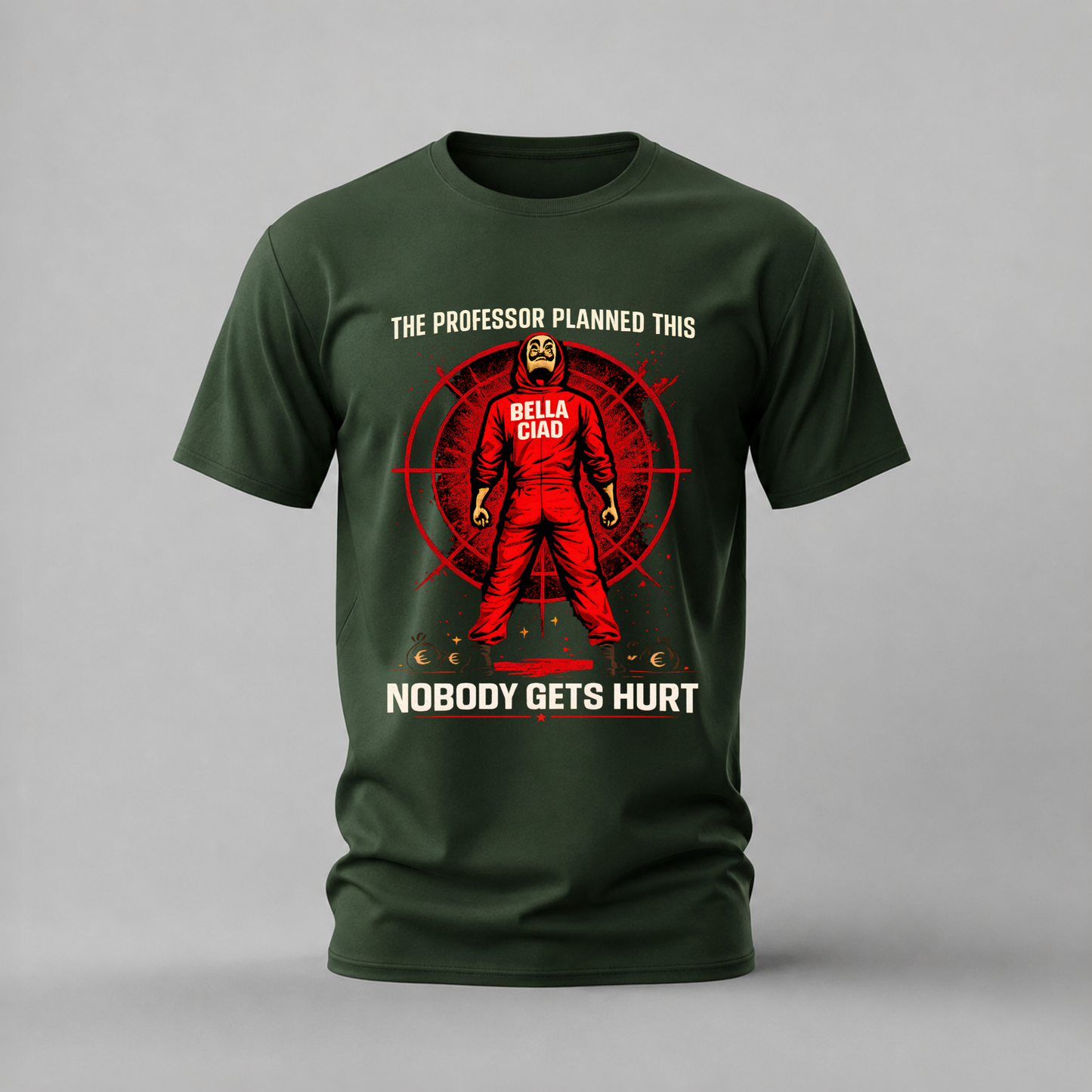 MONEY HEIST Professor Graphic T-Shirt