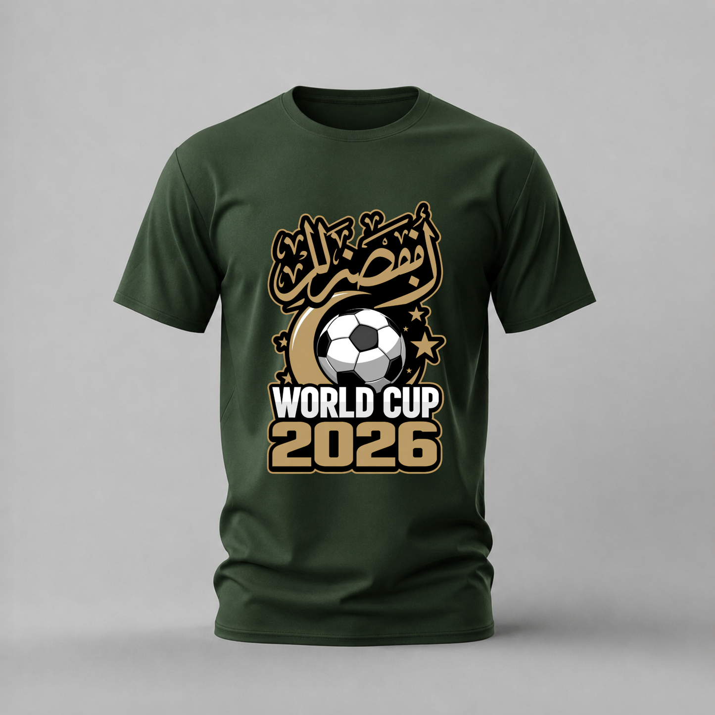 WORLD CUP 2026 Arabic Graphic T-Shirt