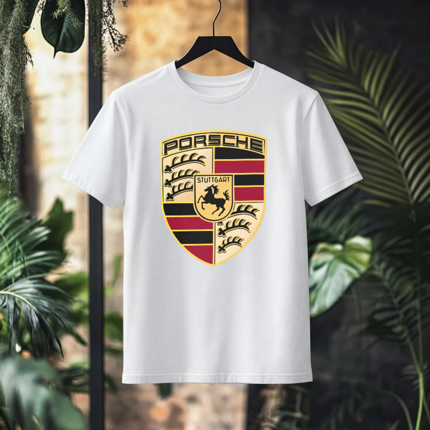 PORSCHE Crest Logo Graphic T-Shirt
