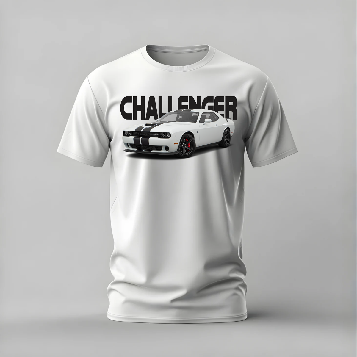 DODGE CHALLENGER WHITE Graphic T-Shirt