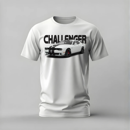 DODGE CHALLENGER WHITE Graphic T-Shirt