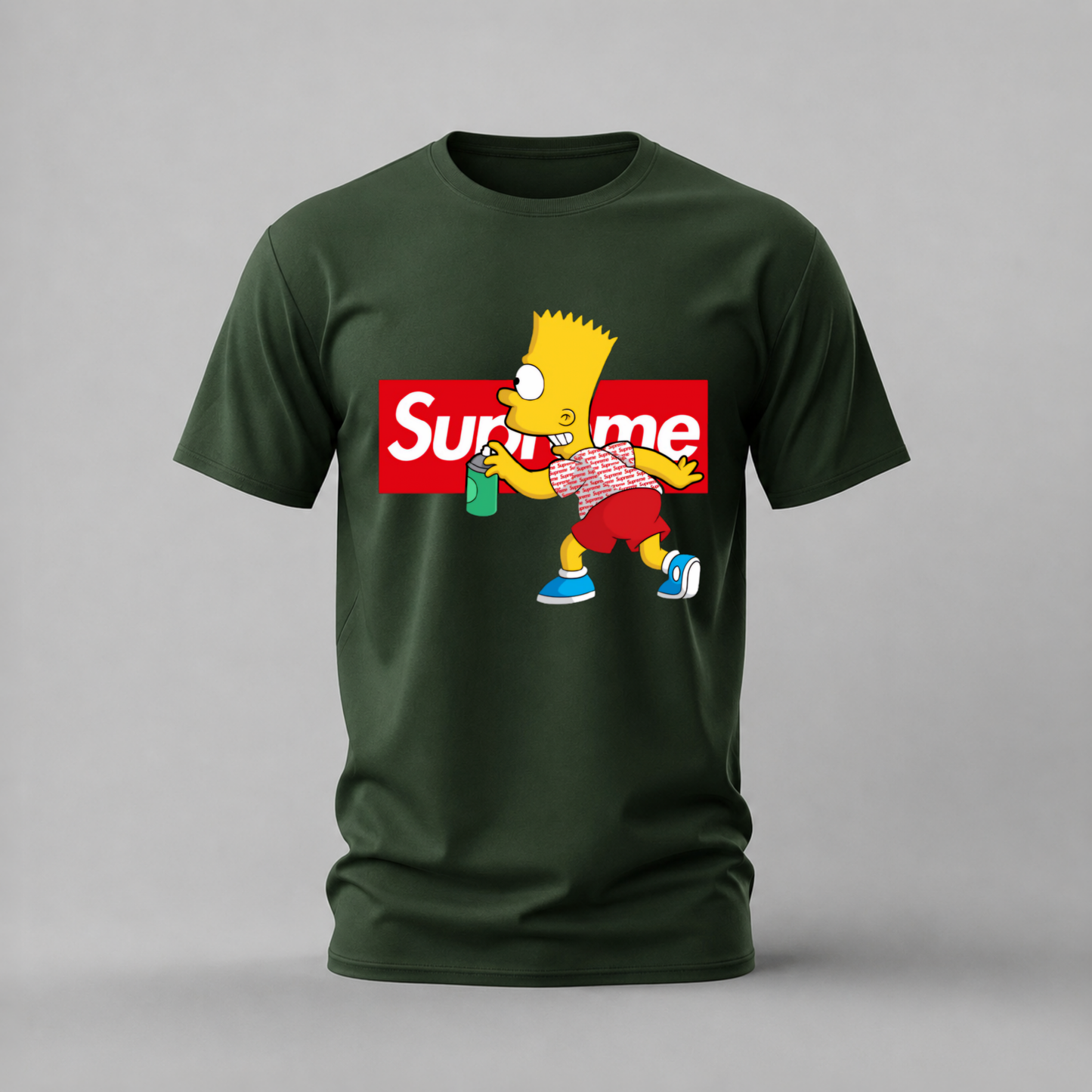 BART SIMPSON Supreme Spray Graphic T-Shirt