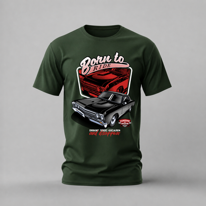 BORN TO RIDE CLASSIC Graphic T-Shirt