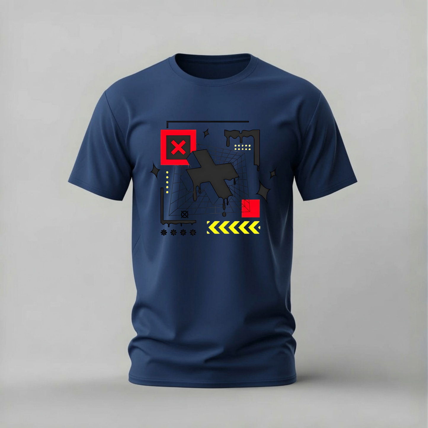 DARK X Cyber Graphic T-Shirt