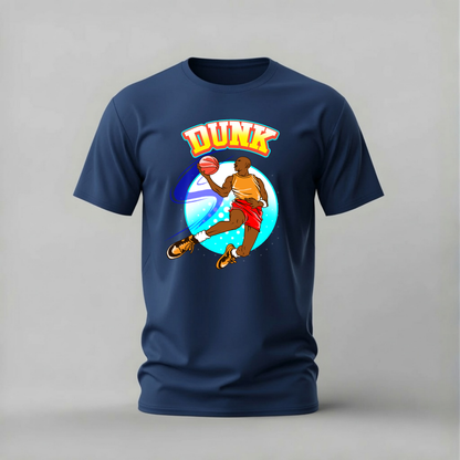 DUNK Basketball Graphic T-Shirt