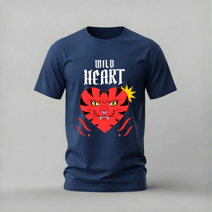 WILD HEART Tiger Graphic T-Shirt