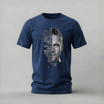 PAUL WALKER Tribute Graphic T-Shirt