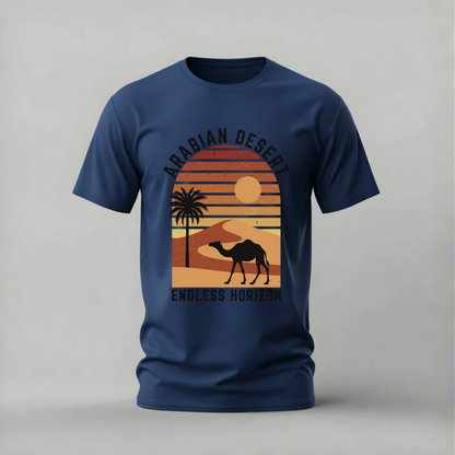 ARABIAN DESERT Camel Graphic T-Shirt