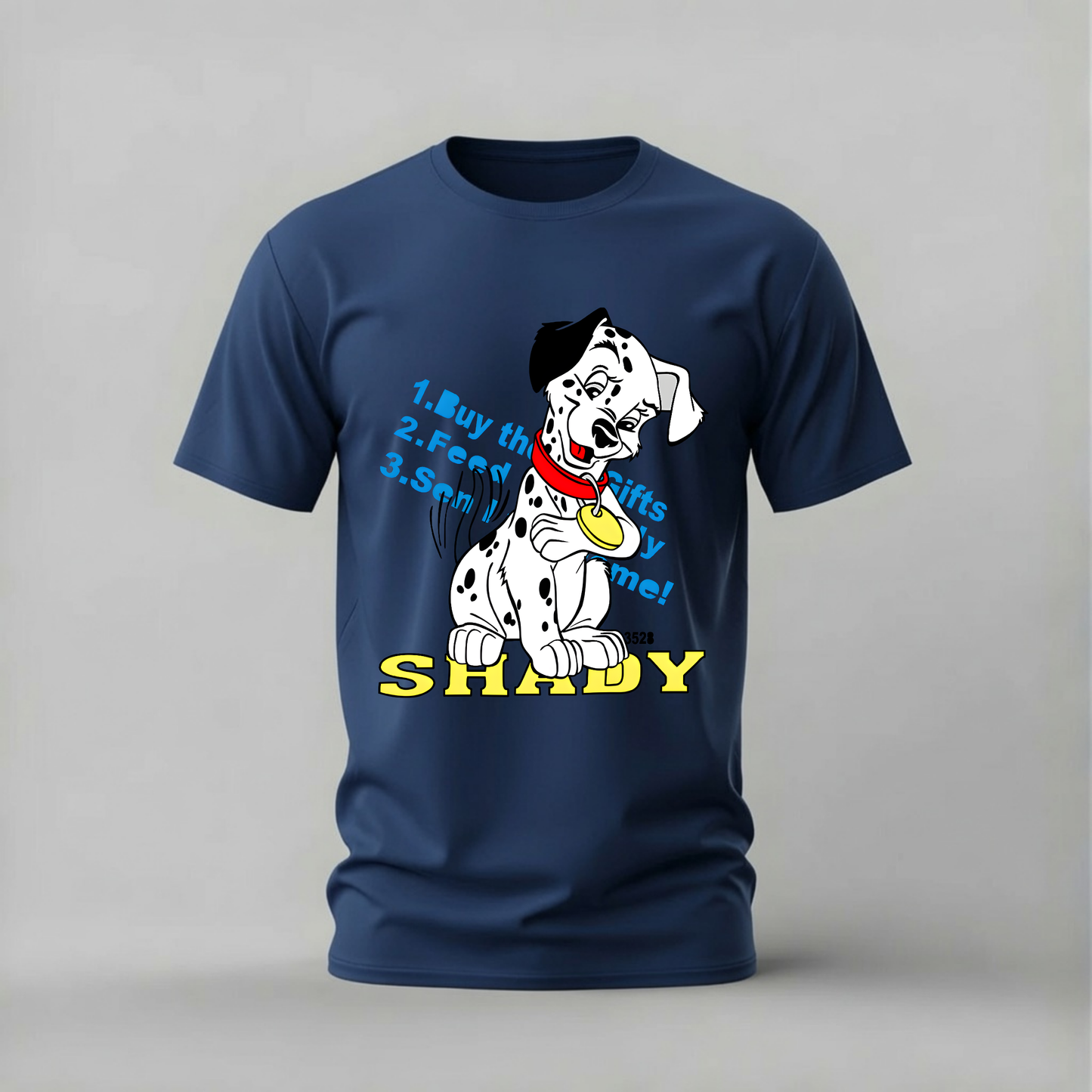 SHADY Dalmatian Graphic T-Shirt