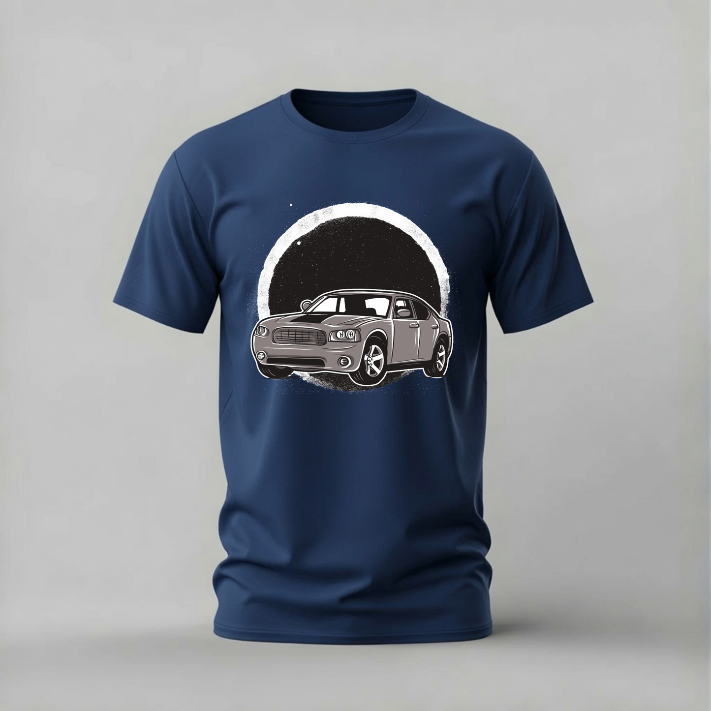 CHARGERS Car Moon Graphic T-Shirt