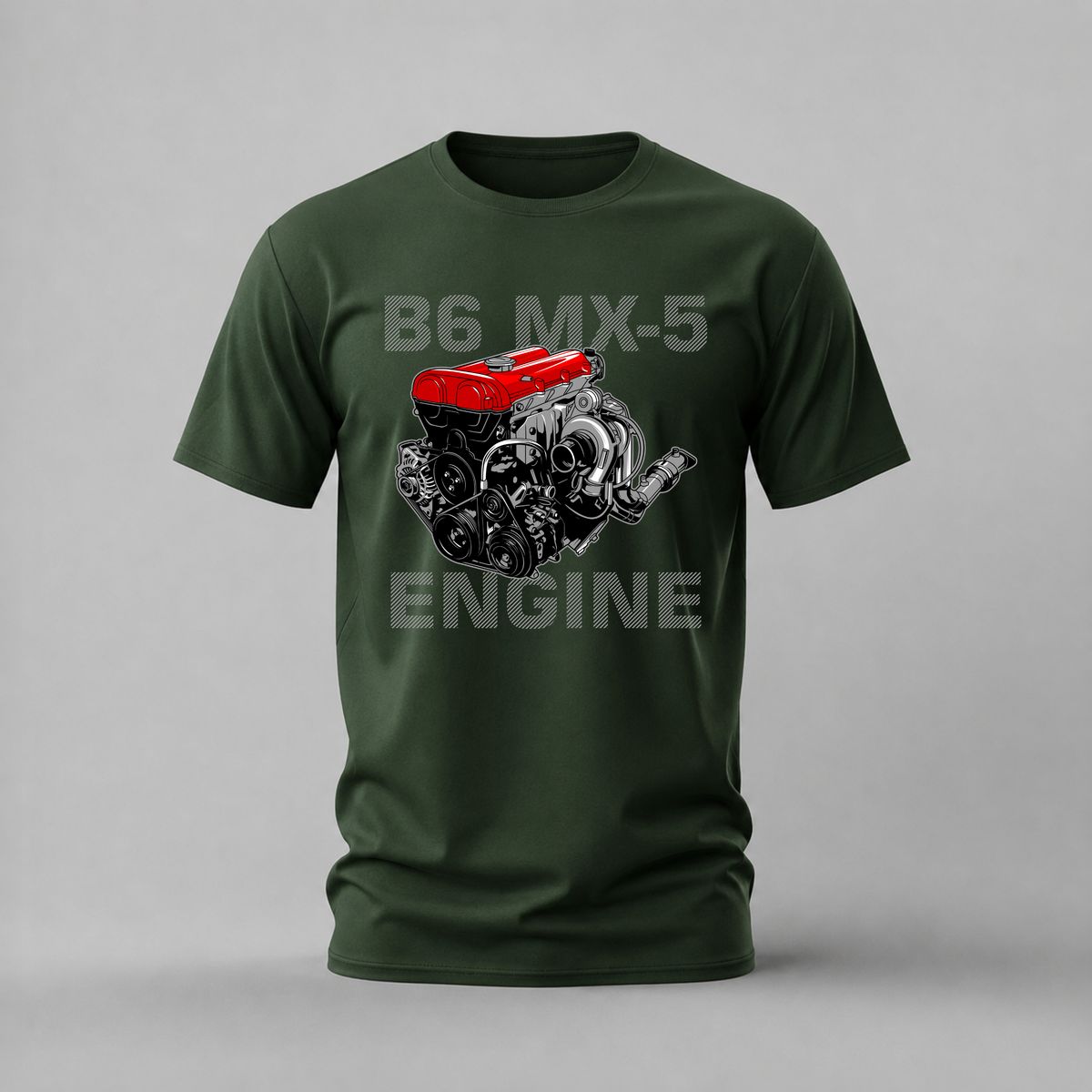 B6 MX-5 ENGINE Graphic T-Shirt