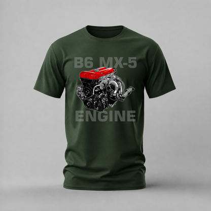 B6 MX-5 ENGINE Graphic T-Shirt