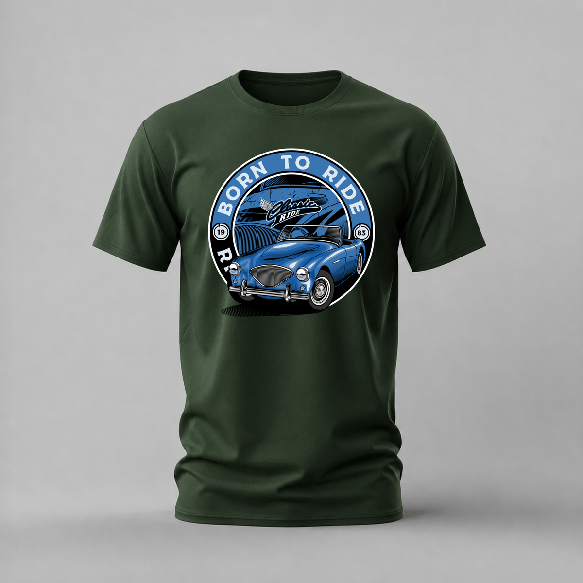 BORN TO RIDE CONVERTIBLE Graphic T-Shirt