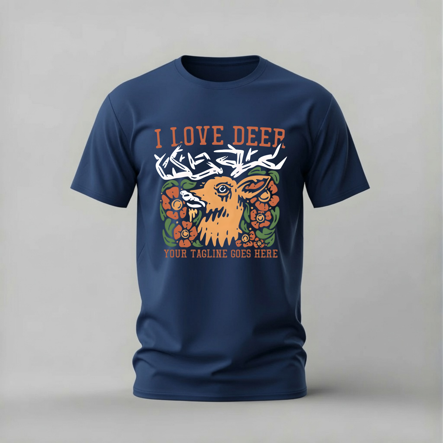I LOVE DEER Graphic T-Shirt