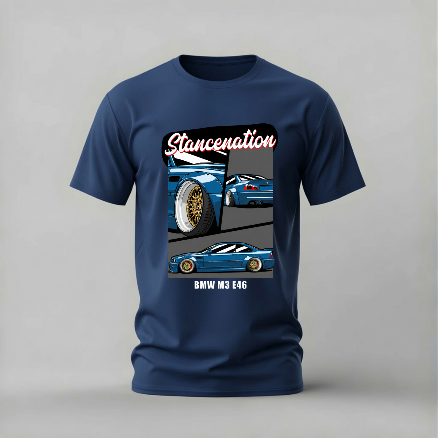 BMW M3 E46 Stancenation Graphic T-Shirt