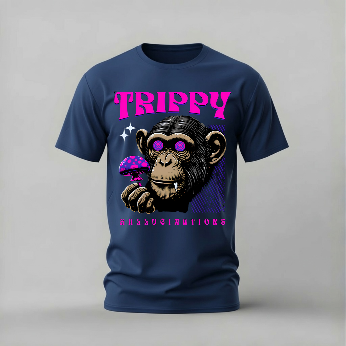 TRIPPY MONKEY Hallucinations Graphic T-Shirt