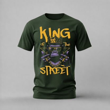 KING OF THE STREET GORILLA Graphic T-Shirt