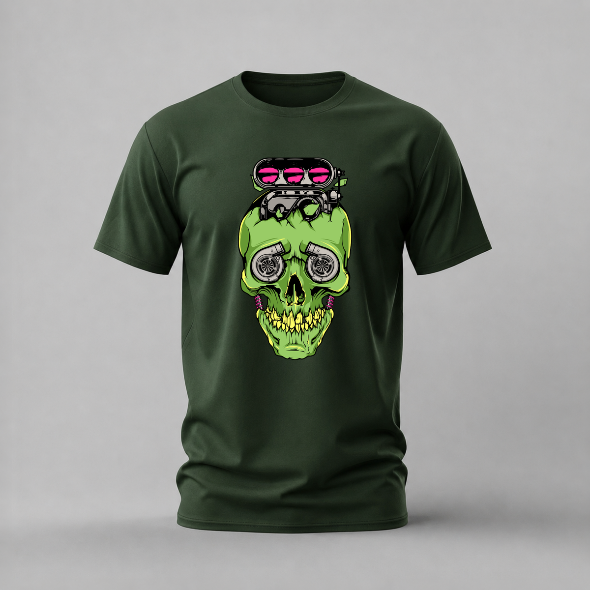 TURBO SKULL Graphic T-Shirt