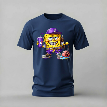 LV SPONGEBOB Graphic T-Shirt