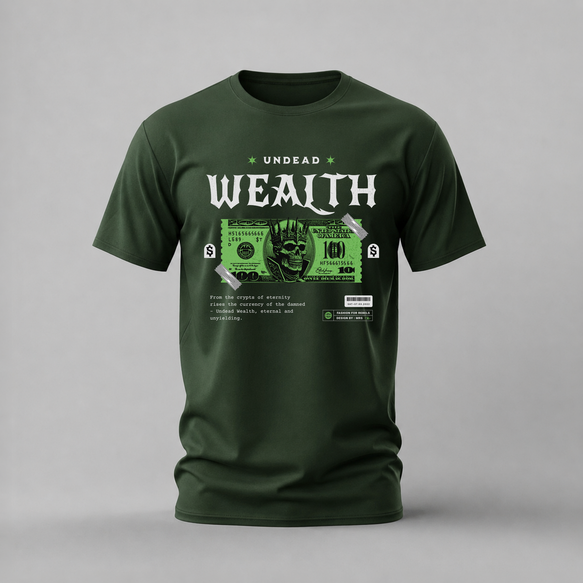 UNDEAD WEALTH Graphic T-Shirt