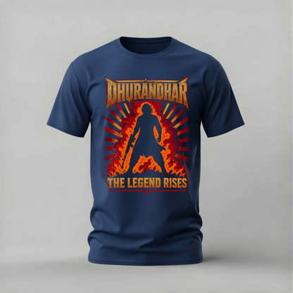 DHURANDHAR The Legend Rises Graphic T-Shirt