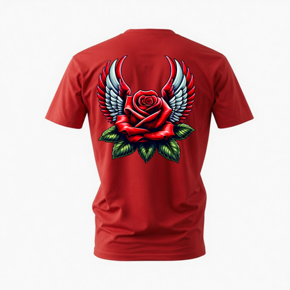 WINGED ROSE Graphic T-Shirt
