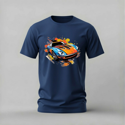 COLORFUL SPORTS CAR Graphic T-Shirt