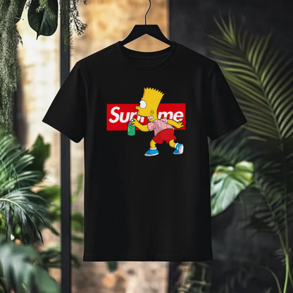 BART SIMPSON Supreme Spray Graphic T-Shirt