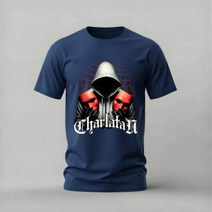 CHARLATAN Masks Graphic T-Shirt