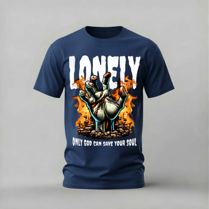 LONELY Zombie Hand Graphic T-Shirt